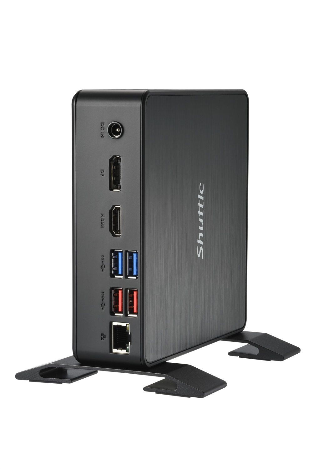 Shuttle NC40U5 Mini PC Barebone Nero con Intel Core i5-1235U, 0.84L, 64GB RAM Max, HDMI e DisplayPort