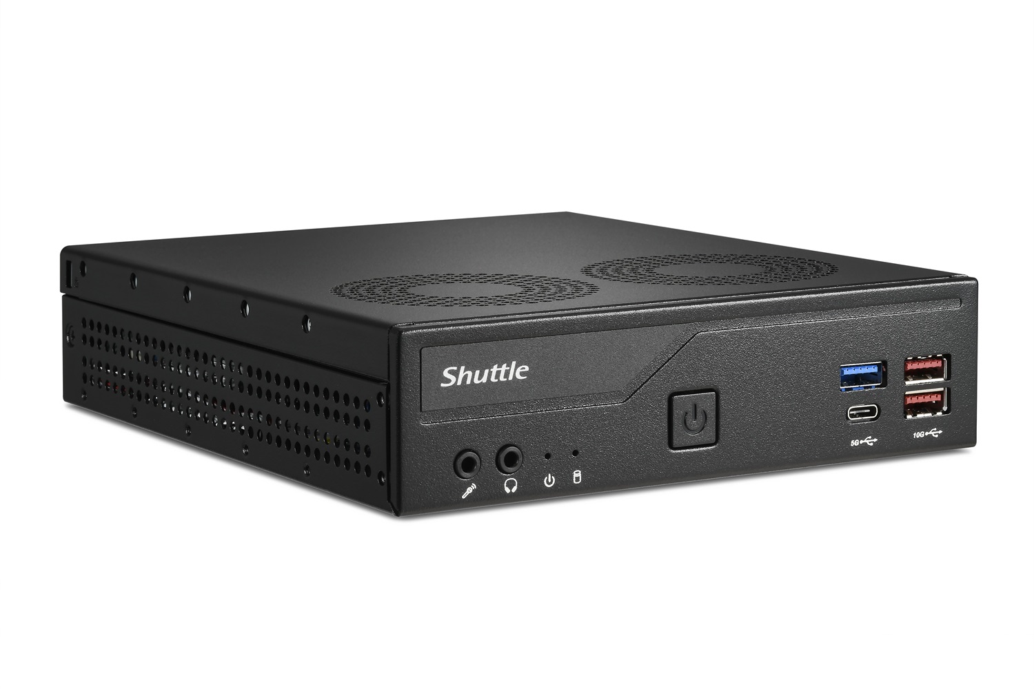 Shuttle DH770 Mini PC Barebone Nero 1.35L - Chipset Intel H770, LGA 1700, Supporto DDR5