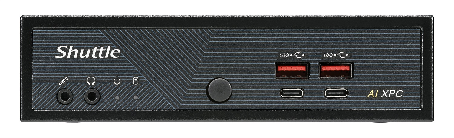 Shuttle Barebone Slim PC DN11H5 1.35L Nero Intel SoC - Mini PC con supporto DDR5 e 96 GB RAM