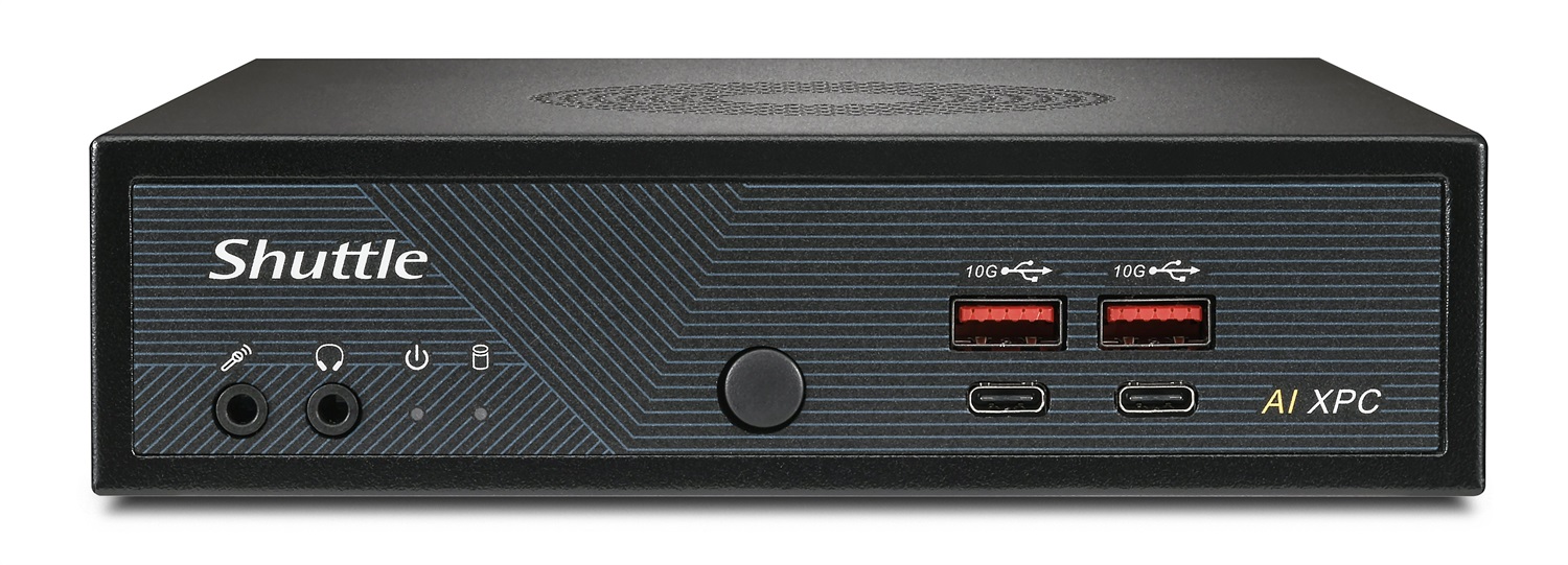 Shuttle Slim AI PC DN11H9 Mini PC Barebone 1.35L, Intel SoC, DDR5-SDRAM, 120W, HDMI e DisplayPort