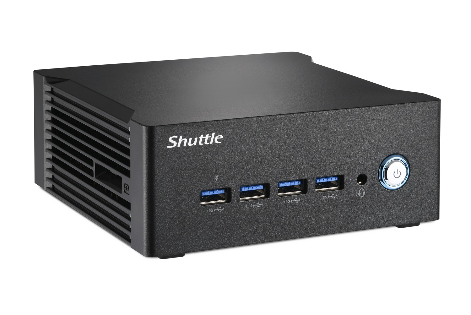 Shuttle Nano PC NA10H Barebone con processore AMD R7-8845HS 3,8 GHz, dimensioni 1 l, colore Nero