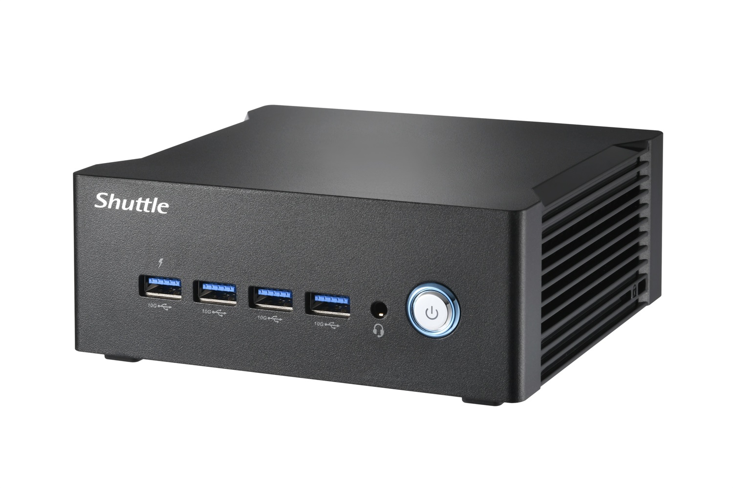 Shuttle Nano PC NA10H Barebone con processore AMD R7-8845HS 3,8 GHz, dimensioni 1 l, colore Nero