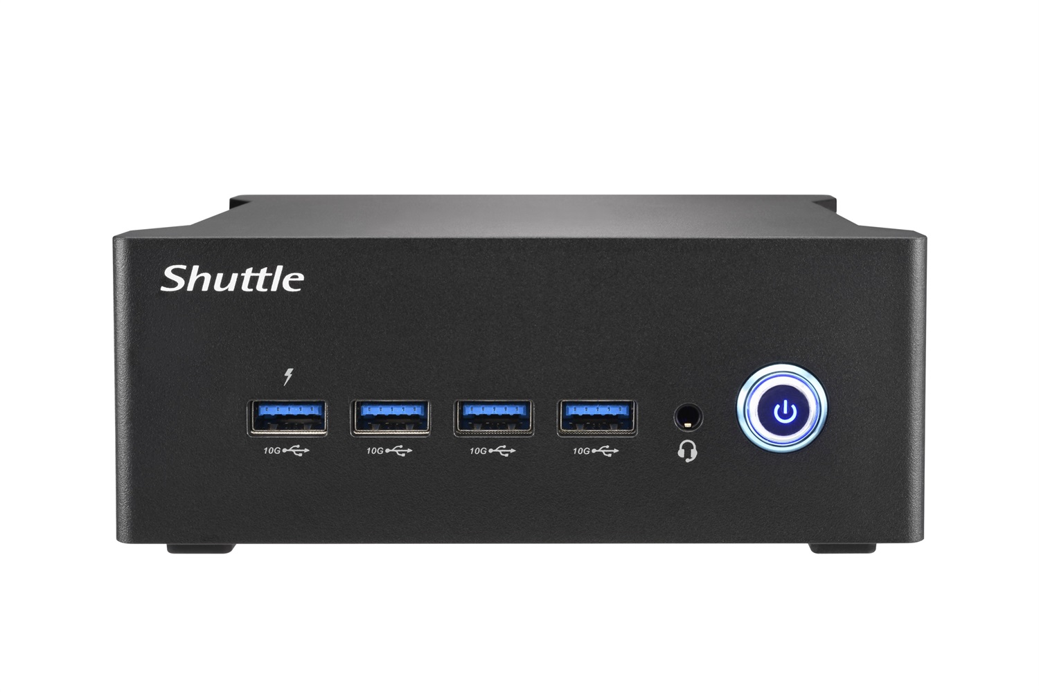 Shuttle Nano PC NA10H Barebone con processore AMD R7-8845HS 3,8 GHz, dimensioni 1 l, colore Nero