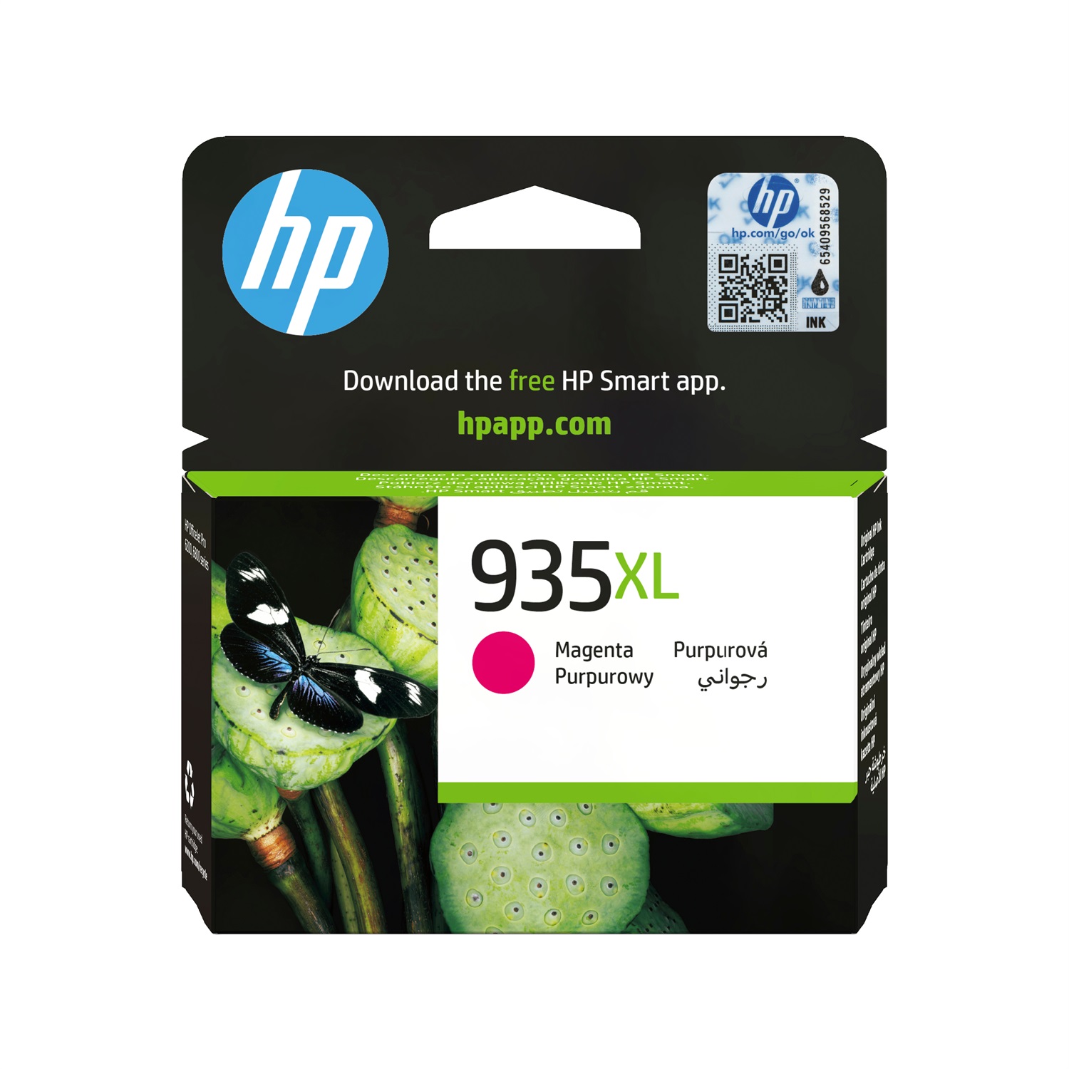 HP Cartuccia originale inchiostro magenta ad alta capacità 935XL - 825 pagine, inchiostro a base di pigmento, compatibile con HP OfficeJet