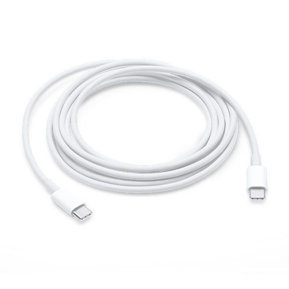 Apple Cavo di Ricarica USB-C (2 m) - Maschio/Maschio, Bianco, Ricarica Rapida e Sincronizzazione Dati