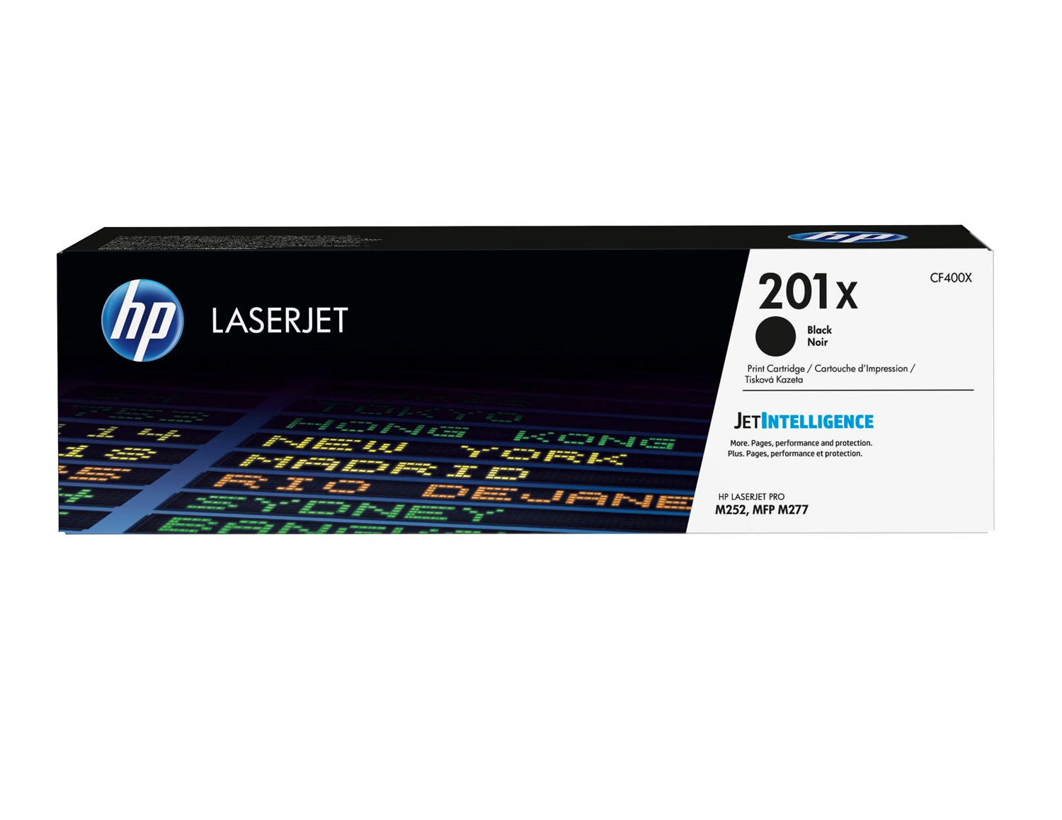 HP Toner originale CF400X Nero 201X - Alta capacità, 2800 pagine, compatibile con Color LaserJet Pro M252/M274/M277