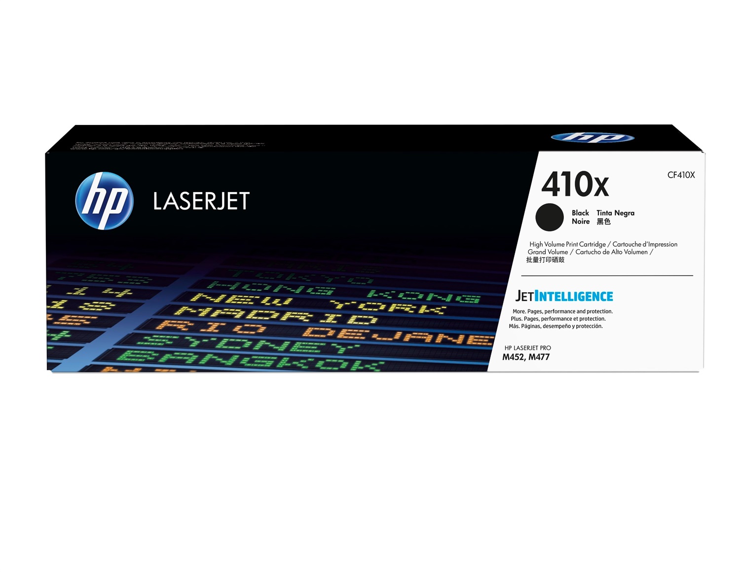 HP Cartuccia Toner Originale Nero Alta Capacità CF410X - 6500 Pagine per Color LaserJet Pro M452dn, M452nw, MFP M477fdn, MFP M477fdw