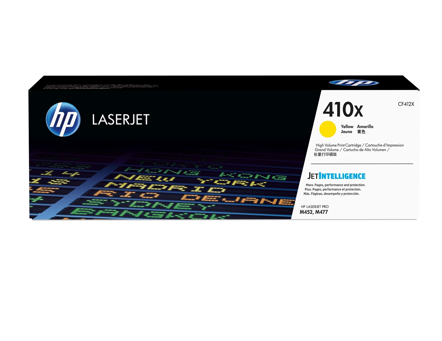 HP Cartuccia Toner originale giallo CF412X ad alta capacità LaserJet 410X - 5000 pagine