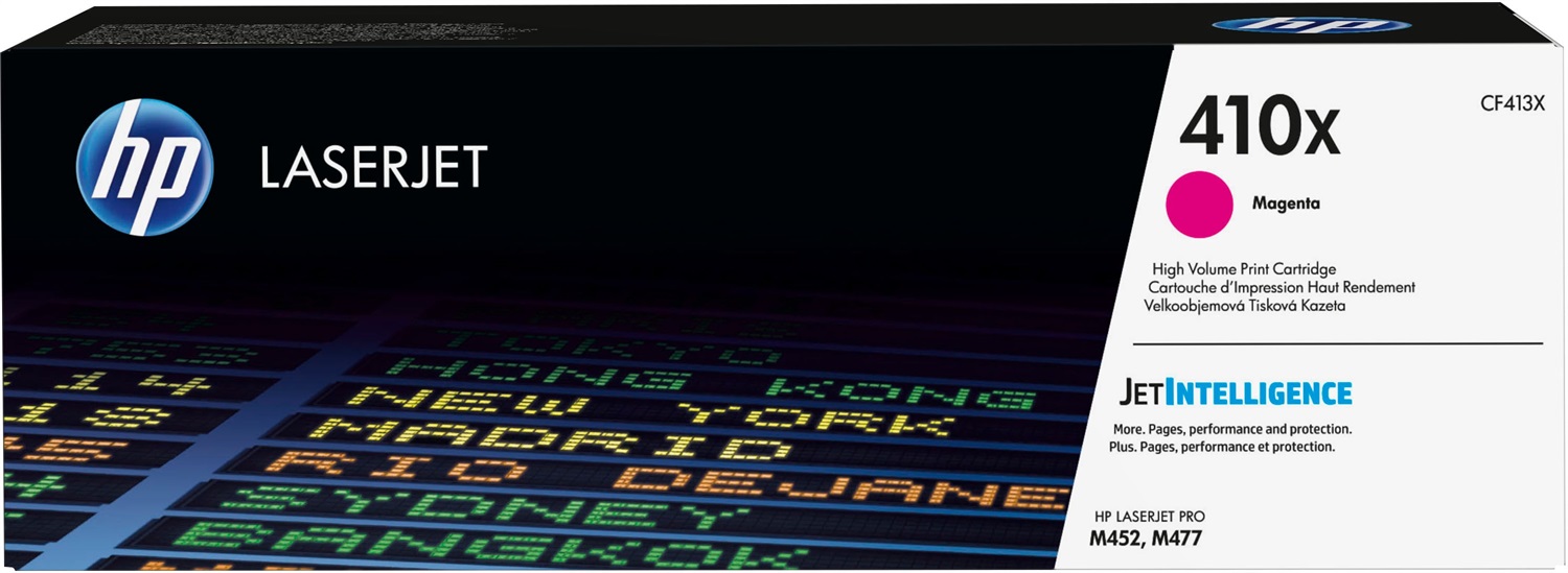 HP Toner originale magenta CF413X 410X ad alta capacità - 5000 pagine per Color LaserJet Pro