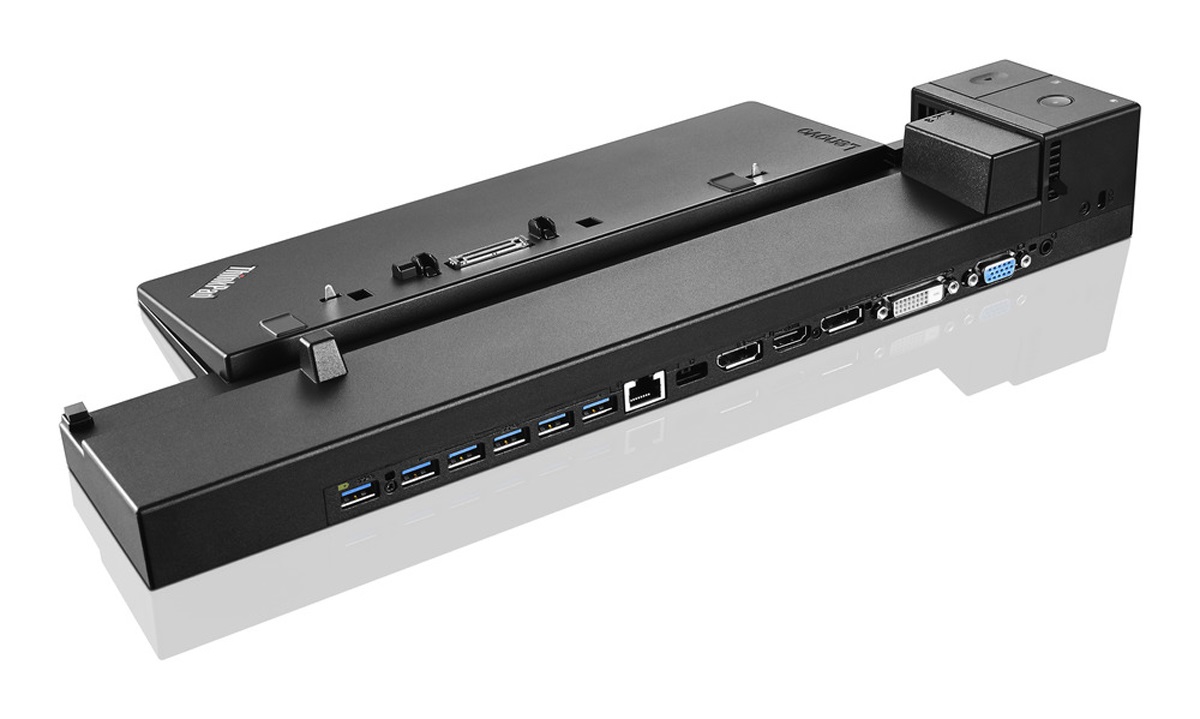 Lenovo 40A50230EU Docking Station per Laptop - Replicatore di Porte Nero, 230W, Ethernet 10/1000 Mbit/s