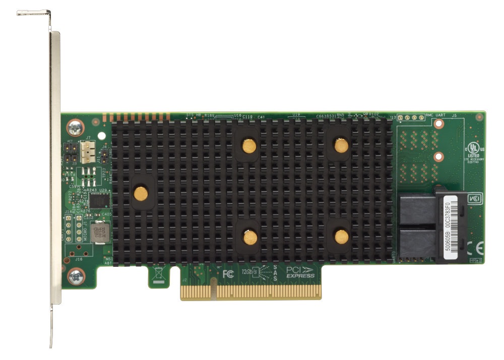 Lenovo ThinkSystem RAID 530-8i PCIe 12Gb Adapter 7Y37A01082 - Adattatore RAID PCI Express x8, Velocità 12000 Gbit/s, Supporto SAS