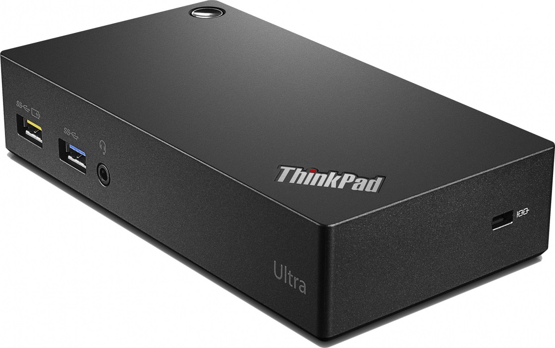 Lenovo ThinkPad USB 3.0 Ultra Dock Cablato - USB 3.2 Gen 1 (3.1 Gen 1) Type-A, Connessione cuffia 3,5 mm, Velocità Ethernet 10/100/1000 Mbit/s, Colore Nero