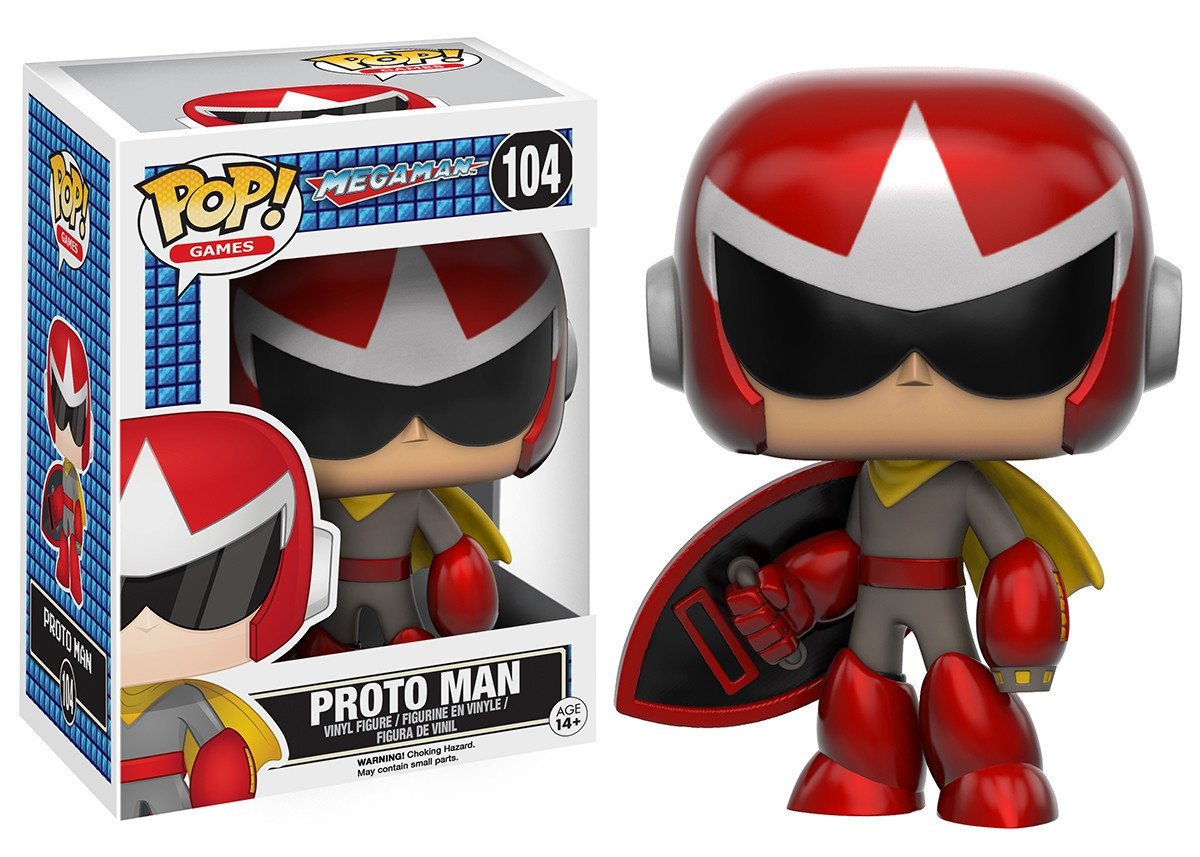 Funko Pop! Vinile Megaman Proto Man - Figura in PVC 10 cm