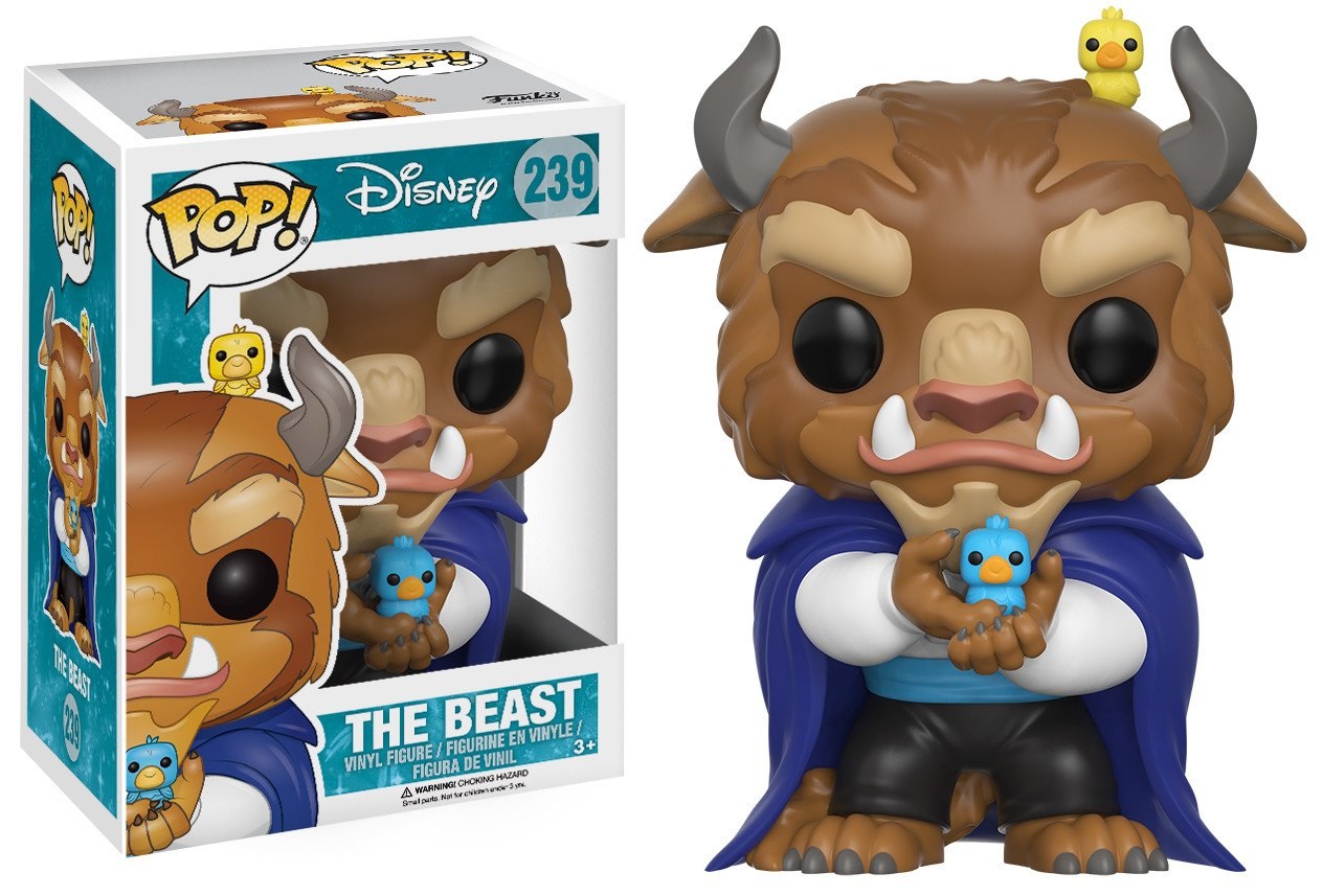 Funko Pop! Vinile Disney: La Bella e la Bestia - La Bestia d'inverno (Modello 12257, Numero 239)