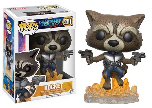 Funko Pop! Marvel - Figure da Collezione in Vinile - Rocket, Iron Man e Dancing Groot - Altezza 9 cm