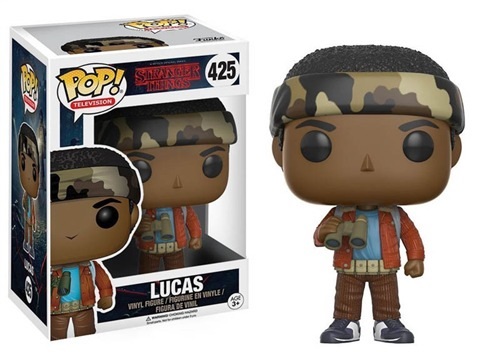 FUNKO Pop! Vinyl - Stranger Things - Lucas Sinclair con Binocolo - Figura da Collezione