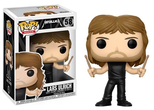 Funko Pop! Vinile Rocks: Metallica - Lars Ulrich (Modello 13807)