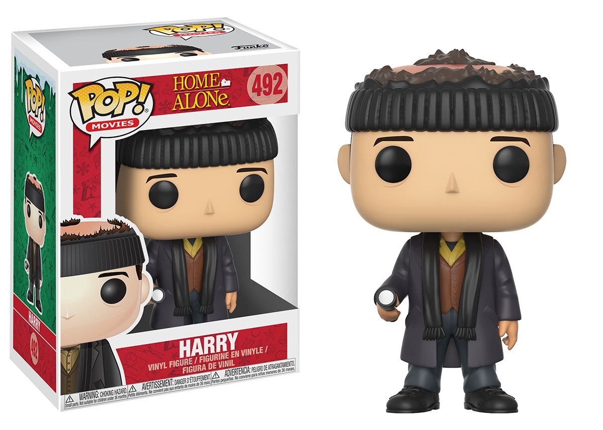 Funko POP! Movies: Home Alone - Harry (Vinile, Testa Bruciata)