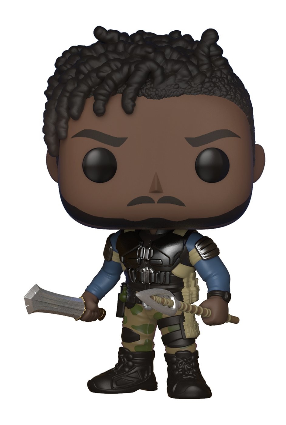 Funko Pop! Marvel - Black Panther - Erik Killmonger - Figura in Vinile da Collezione con Variante Chase (Probabilità 1/6) - Altezza 9 cm