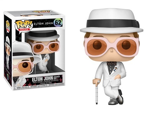 Funko Pop! Vinile Rocks: Elton John - Modello 25320, Edizione Greatest Hits 62