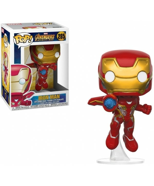 Funko Pop! Bobble Marvel Avengers Infinity War - Iron Man - Figura in Vinile da Collezione 9-10 cm