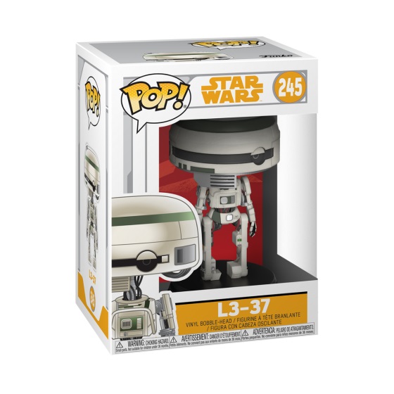 Funko Star Wars - Figura Bobblehead L3-37 in Vinile, Alta 9 cm, Confezione con Finestra