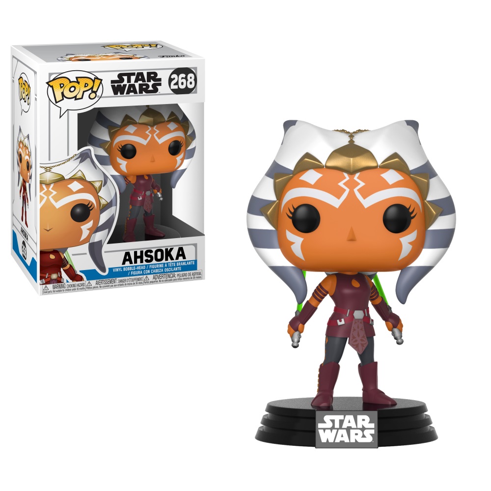 Funko POP! Ahsoka Tano - Figura in Vinile da Collezione Star Wars: Clone Wars - Merchandising Ufficiale per Bambini e Adulti