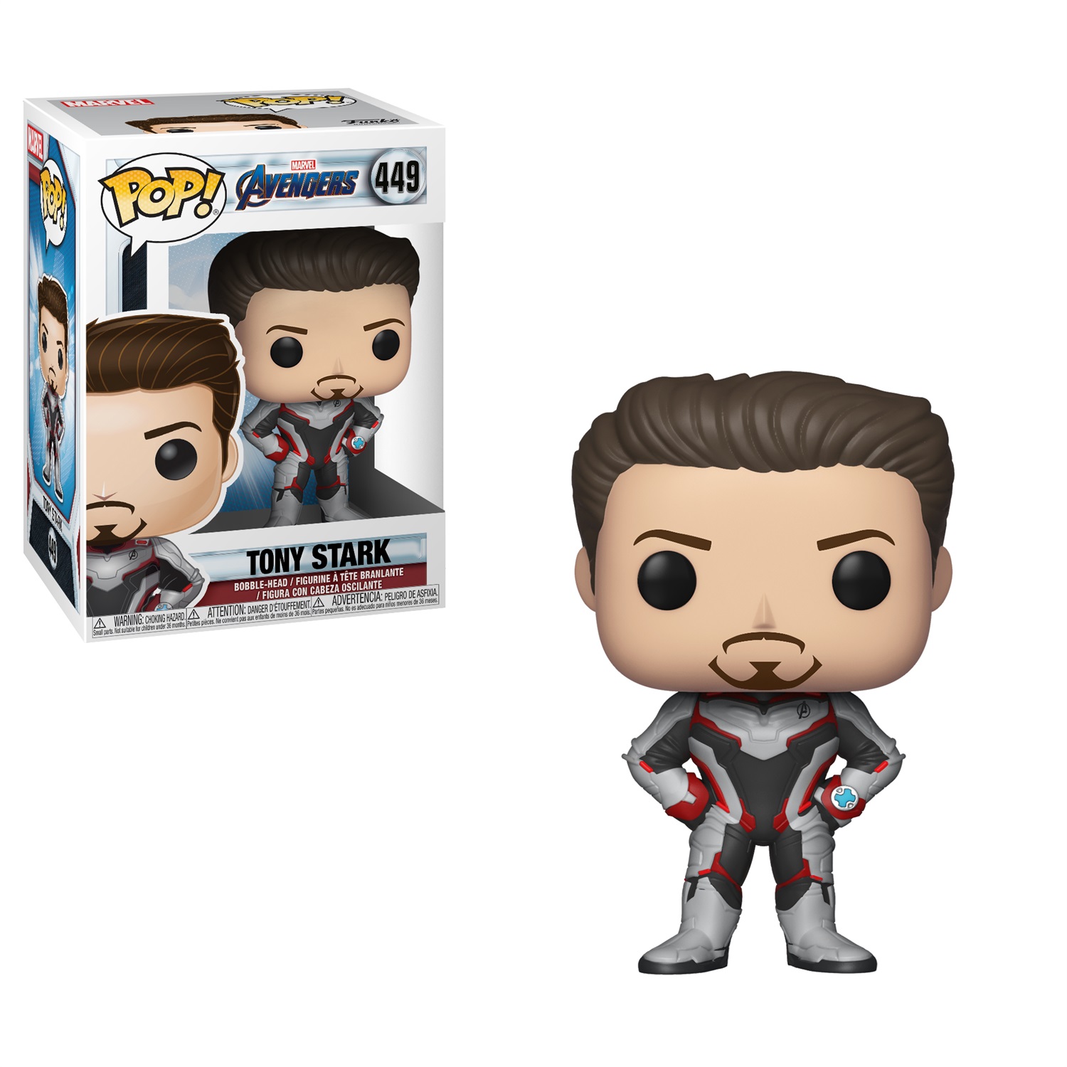 FUNKO POP! Marvel: Avengers Endgame - Tony Stark (Iron Man) - Figura in Vinile da Collezione