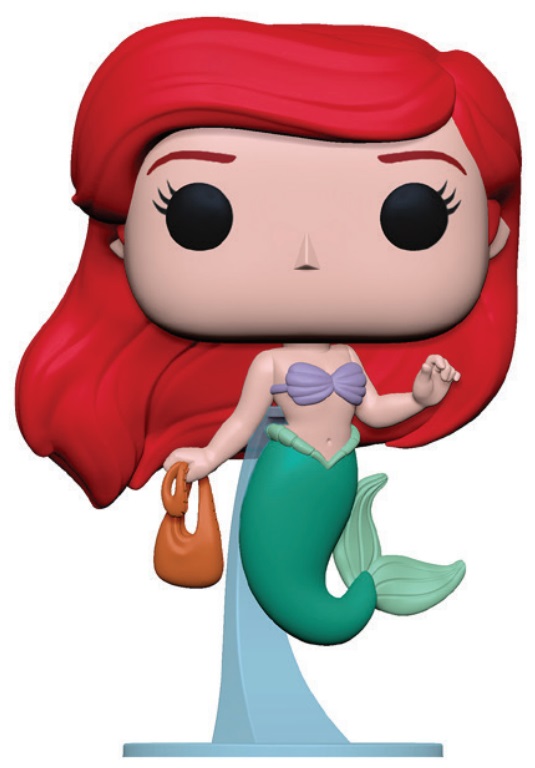 Funko Pop! Disney: Little Mermaid - Ariel con Borsa - Figura in Vinile da Collezione - Altezza 9,5 cm - Idea Regalo per Collezionisti