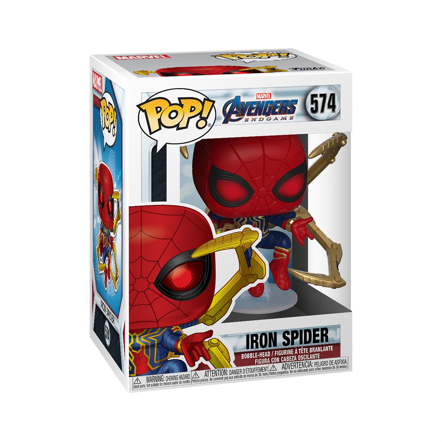 Funko Pop! Marvel: Avengers Endgame - Iron Spider con Nano Gauntlet - Figura in Vinile da Collezione - Altezza 9 cm - Merchandising Ufficiale