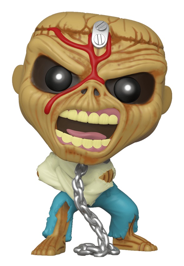 Funko Pop! Rocks: Iron Maiden - Piece of Mind - Skeleton Eddie - Figura in Vinile da Collezione - Merchandising Ufficiale per Fan della Musica