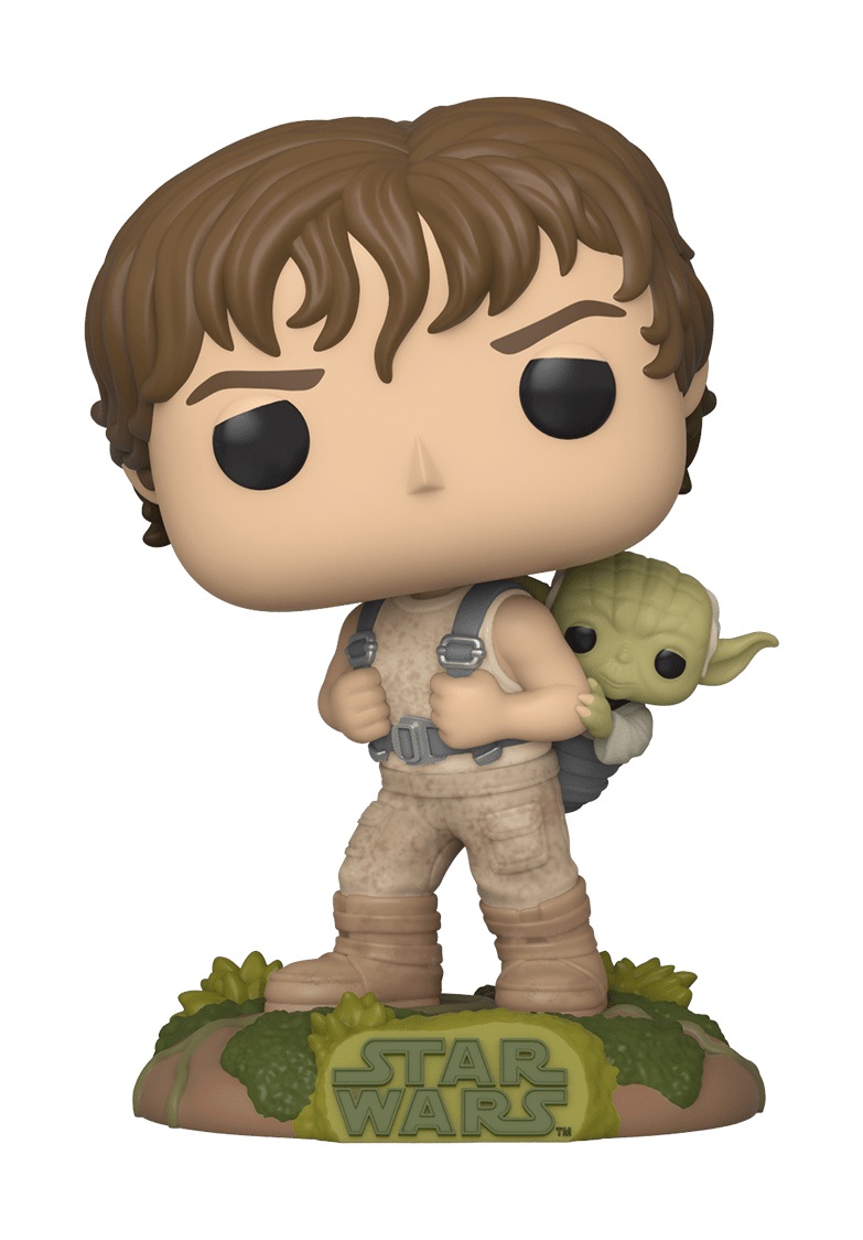 Funko Pop! Star Wars: ESB - Figura in Vinile di Luke Skywalker in Allenamento con Yoda - Oggetto da Collezione