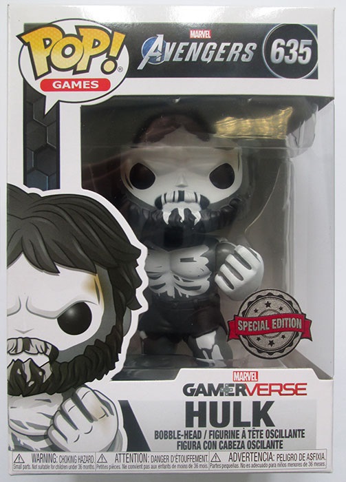 Funko Pop! Skeleton Hulk - Figurina in vinile esclusiva della serie Marvel Gamerverse