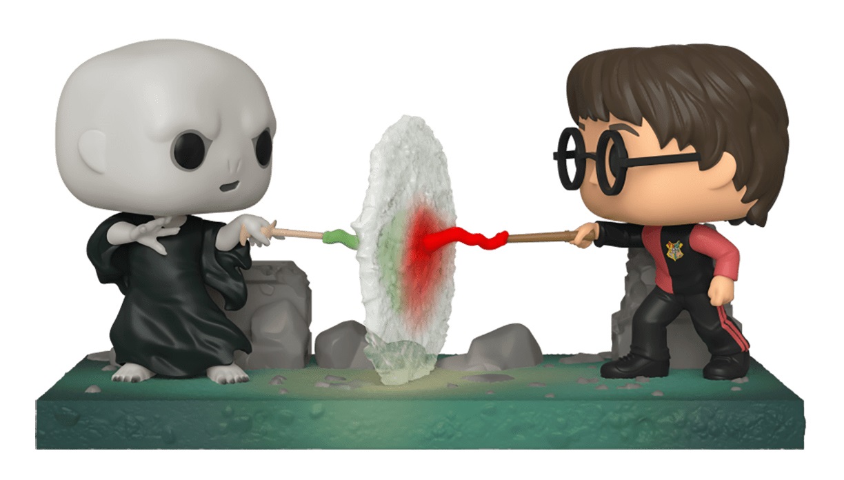 Funko Pop! Moment: Harry Potter VS Voldemort - Figura in Vinile da Collezione - Altezza 9,5 cm - Idea Regalo e Merchandising Ufficiale