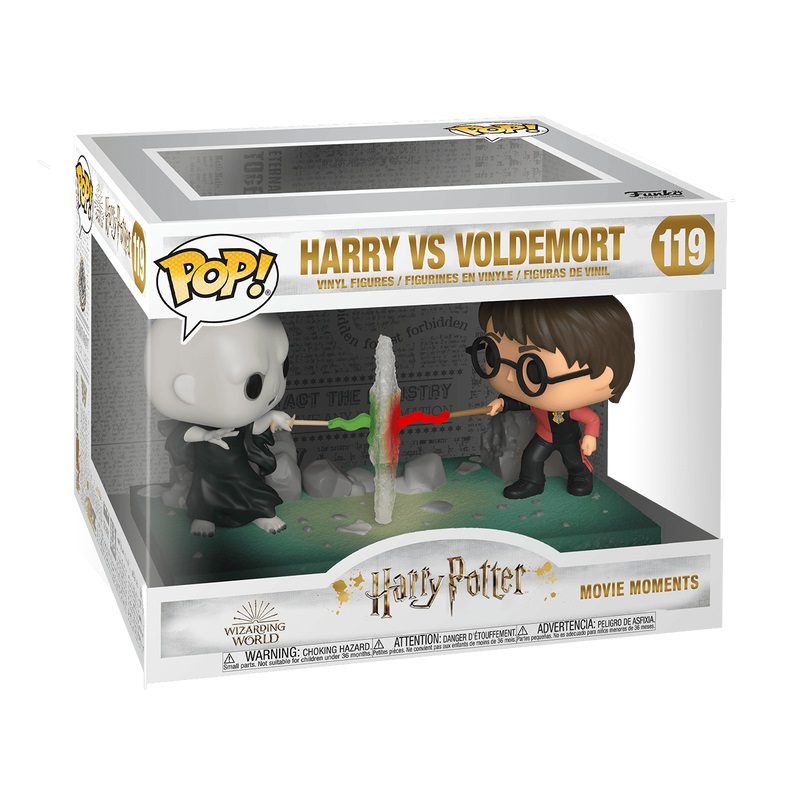 Funko Pop! Moment: Harry Potter VS Voldemort - Figura in Vinile da Collezione - Altezza 9,5 cm - Idea Regalo e Merchandising Ufficiale