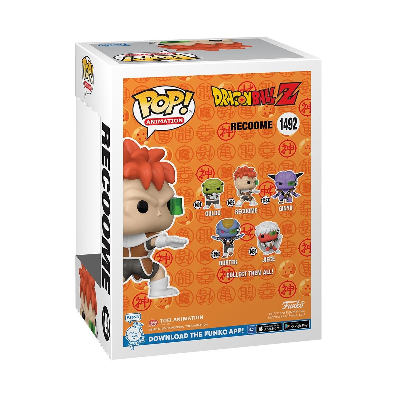 Funko POP! Animation: Dragon Ball Z - Recoome - Figura in Vinile da Collezione 9 cm - Merchandising Ufficiale per Collezionisti e Fan degli Anime