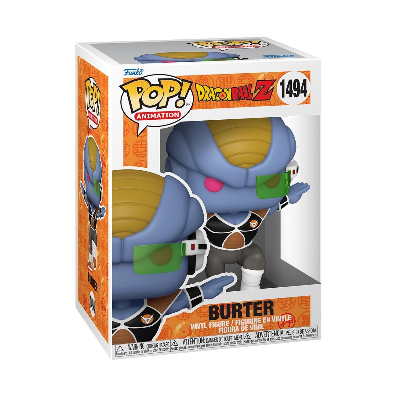 Funko POP! Animation: Dragon Ball Z - Burter - Figura in Vinile da Collezione per Collezionisti e Anime Fans