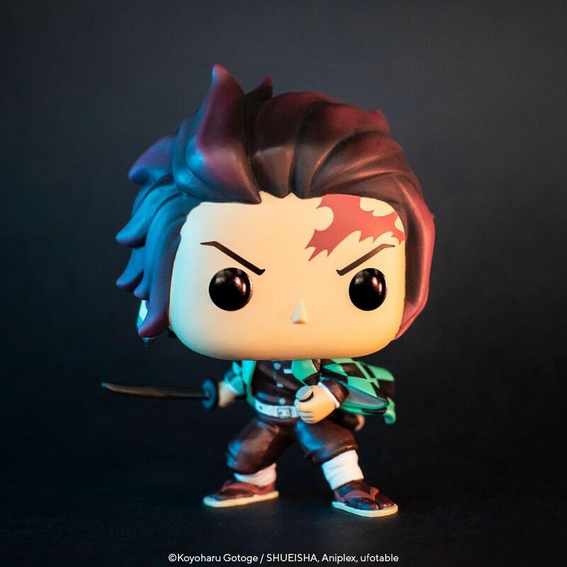 Funko Pop! Animation: Demon Slayer - Tanjiro Kamado - Figura in Vinile da Collezione - Altezza 9,5 cm - Merchandising Ufficiale