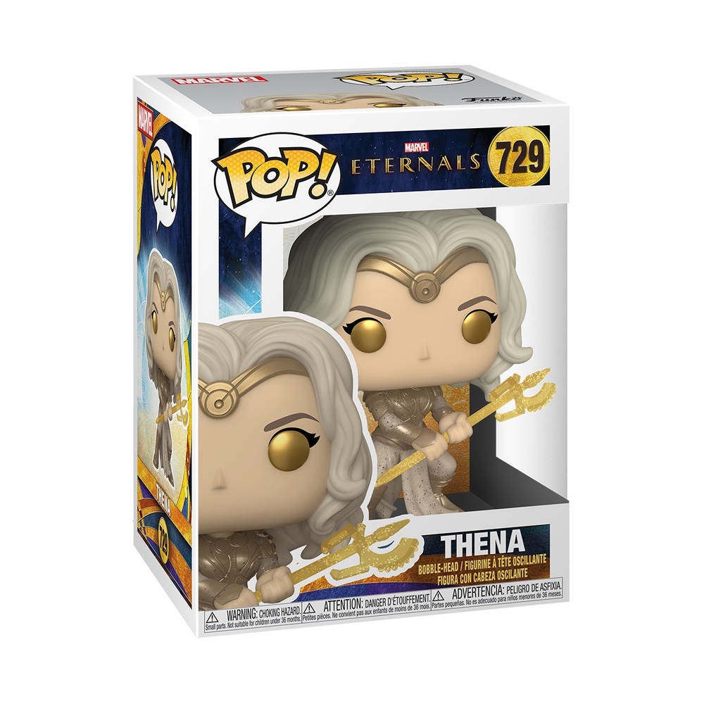 Funko Pop! Marvel Eternals - Thena - Figura in Vinile da Collezione - Altezza 9,5 cm - Merchandising Ufficiale