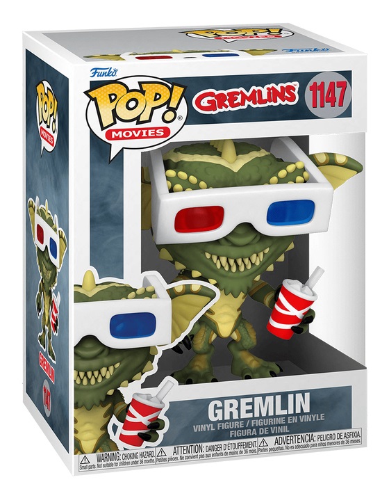 Funko Pop! Movies: Gremlins - Gremlin con Occhiali 3D - Figura in Vinile da Collezione - Altezza 9,5 cm - Idea Regalo per Fan di Film