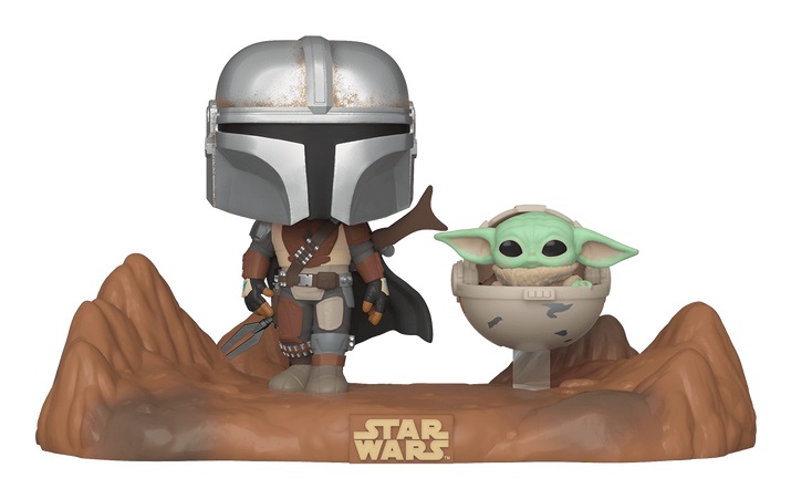 Funko Pop! Moment: Star Wars - The Mandalorian e Grogu (The Child, Baby Yoda) - Figura in Vinile da Collezione - Idea Regalo - Merchandising Ufficiale