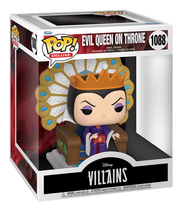 Funko Pop! Deluxe 50270 - Disney Villains Evil Queen On Throne - Figurina in Vinile da Collezione - Altezza 127 mm - Idea Regalo per Fan di Disney