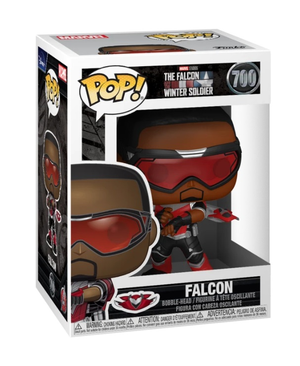 Funko Pop! Marvel - Falcon - The Falcon And The Winter Soldier - Figura in Vinile da Collezione - Altezza 9,5 cm - Idea Regalo e Merchandising Ufficiale
