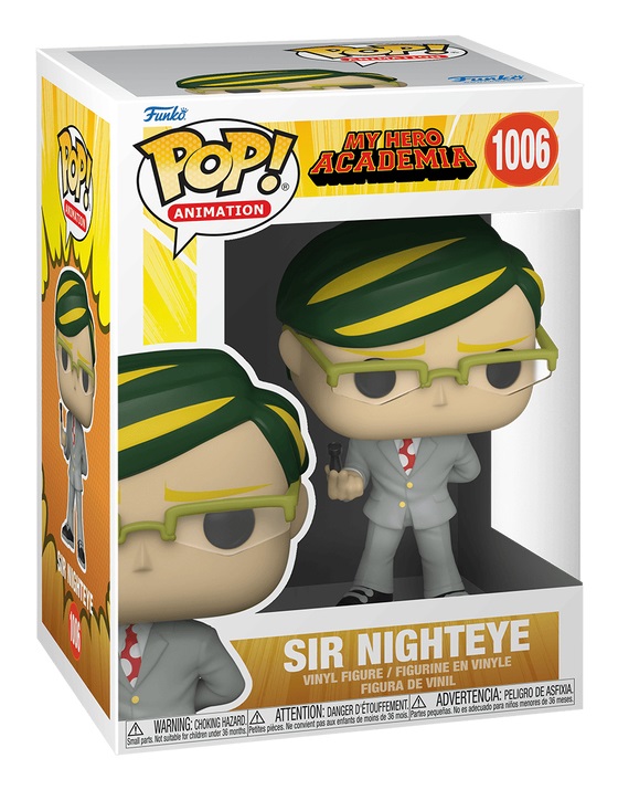Funko Pop! Animation - Sir Nighteye - My Hero Academia - Figura in Vinile da Collezione - Altezza 9,5 cm - Idea Regalo per Anime Fans