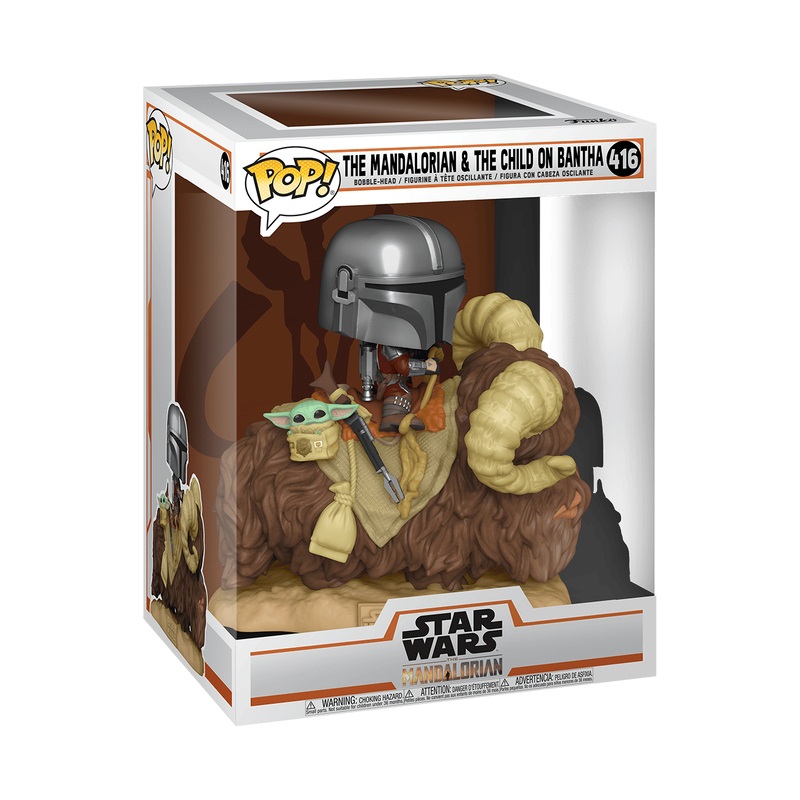 Funko POP! Deluxe - Star Wars: The Mandalorian & Grogu (Baby Yoda) - Modellino da Collezione in Vinile