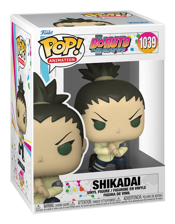 Funko Pop! Animation - Boruto - Shikadai - Figura in Vinile da Collezione 9cm