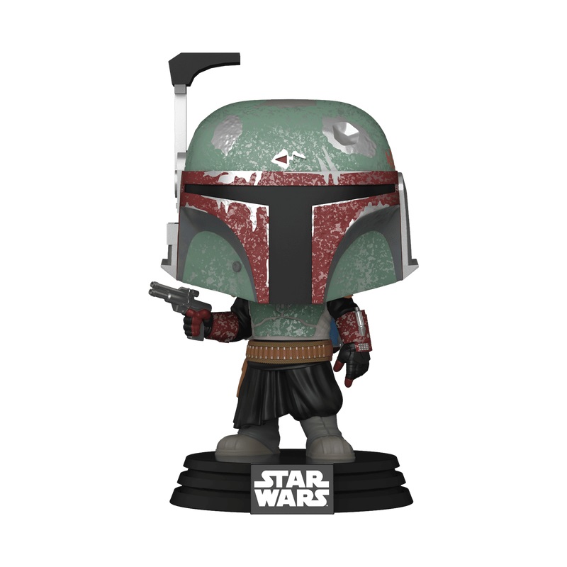 FUNKO POP! Star Wars: The Mandalorian - Boba Fett (Bobble-Head) 54524 - Figura in Vinile da Collezione