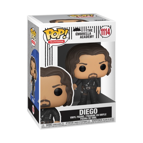 FUNKO Pop! TV: Umbrella Academy - Diego Hargreeves - Figura in Vinile da Collezione - Altezza 9,5 cm - Merchandising Ufficiale