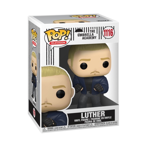 FUNKO Pop! TV: Luther Hargreeves - Figura in Vinile da Collezione di Umbrella Academy, altezza 9,5 cm, Merchandising Ufficiale