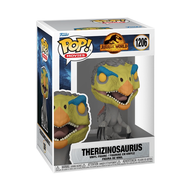 Funko Pop! Therizinosaurus - Figura in Vinile da Collezione - Movies: Jurassic World 3 - Merchandising Ufficiale per Bambini e Adulti